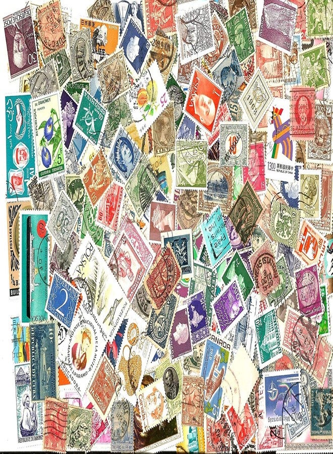IHC ~ Whole World 100 Different Stamps LOT (Small & Large) 100% Orignal Stamps - Image 2